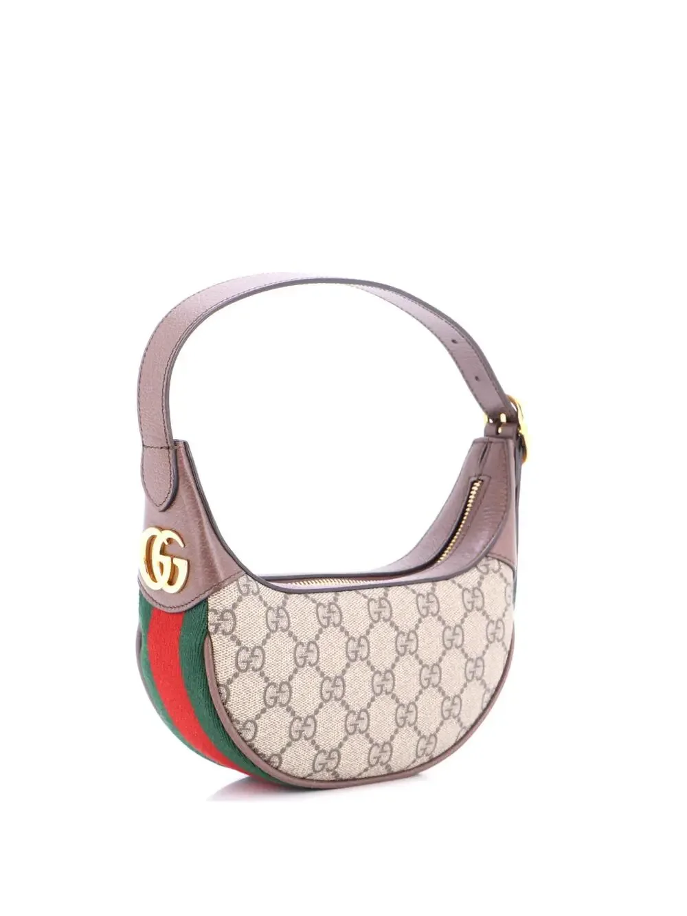 Gucci Ophidia Half Moon Bag Gg Coated #247411G12B